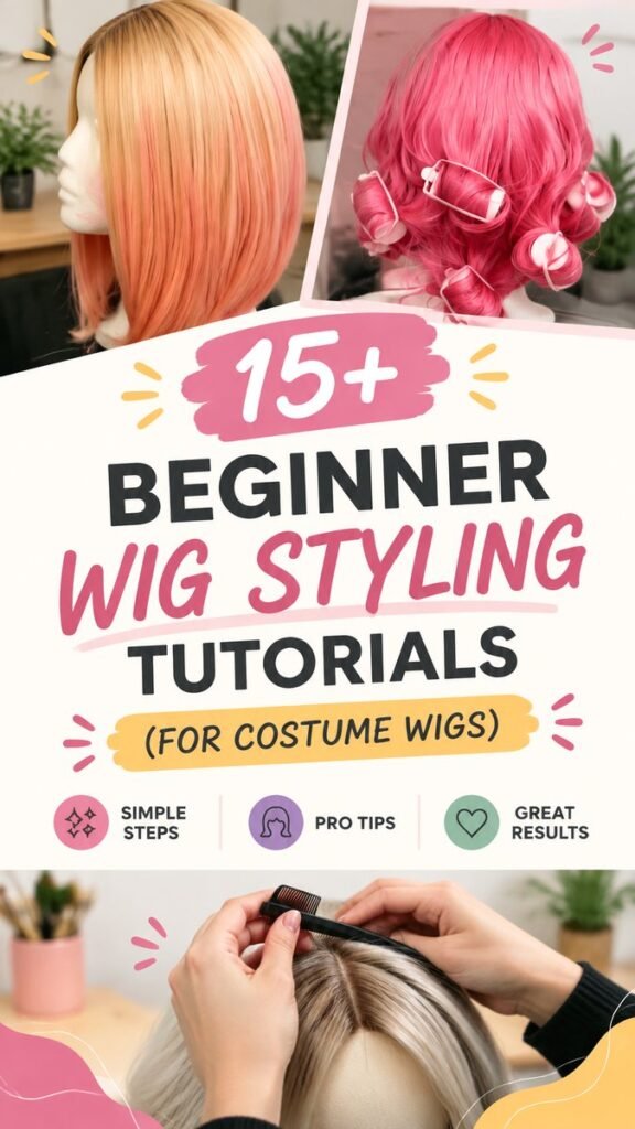 DIY Hair Wig Styling Ideas Beginner Tutorials for Perfect Costume Wigs