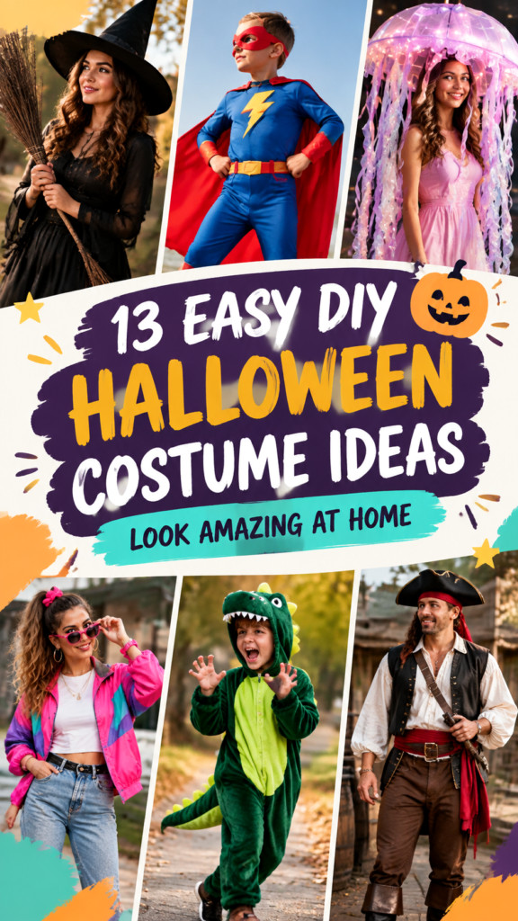 13 Easy DIY Halloween Costume Ideas You Can Make at Home