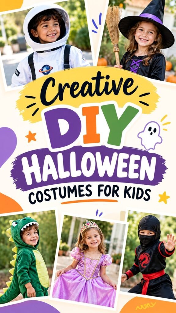 DIY Halloween Costumes for Kids Creative, Easy  Fun Ideas