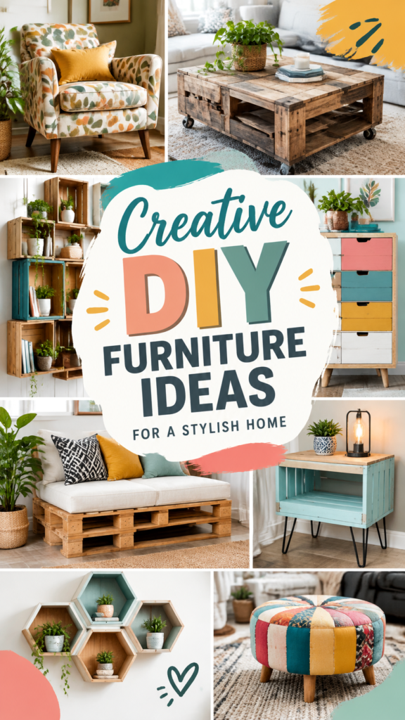 Creative DIY Home Furniture Ideas for Stylish Space Transformations