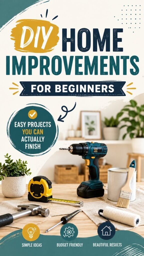 DIY Home Improvement Ideas for Beginners Easy Projects to Try