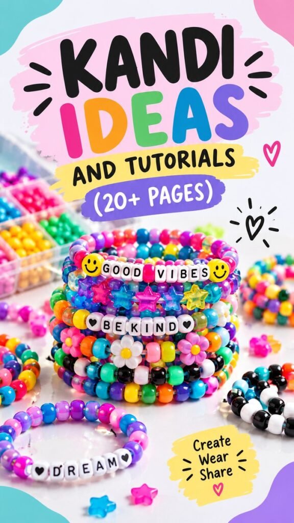 DIY Kandi Ideas Easy Bracelets, Beads  Fun Kandi Tutorials