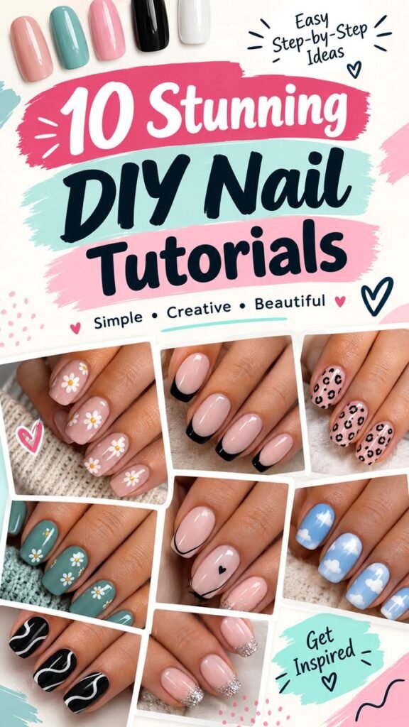 10 Easy DIY Nails at Home Simple Ideas and Step-by-Step Tutorials