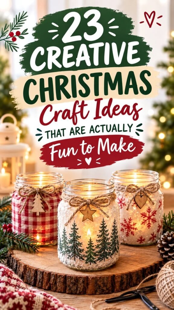 23 Creative Christmas DIY Craft Ideas for Adults