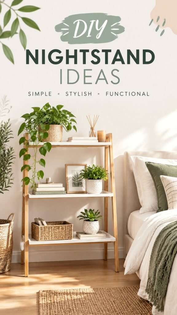 DIY Nightstand Ideas for a Stylish and Functional Bedroom Makeover