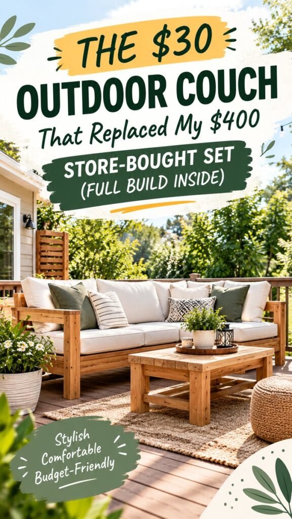 DIY Outdoor Furniture Ideas for a Stylish, Budget-Friendly Patio