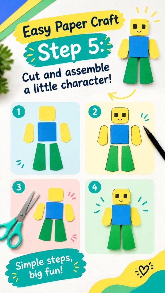 Easy DIY Paper Doll Craft Ideas for Kids With Simple Step by Step Tutorial