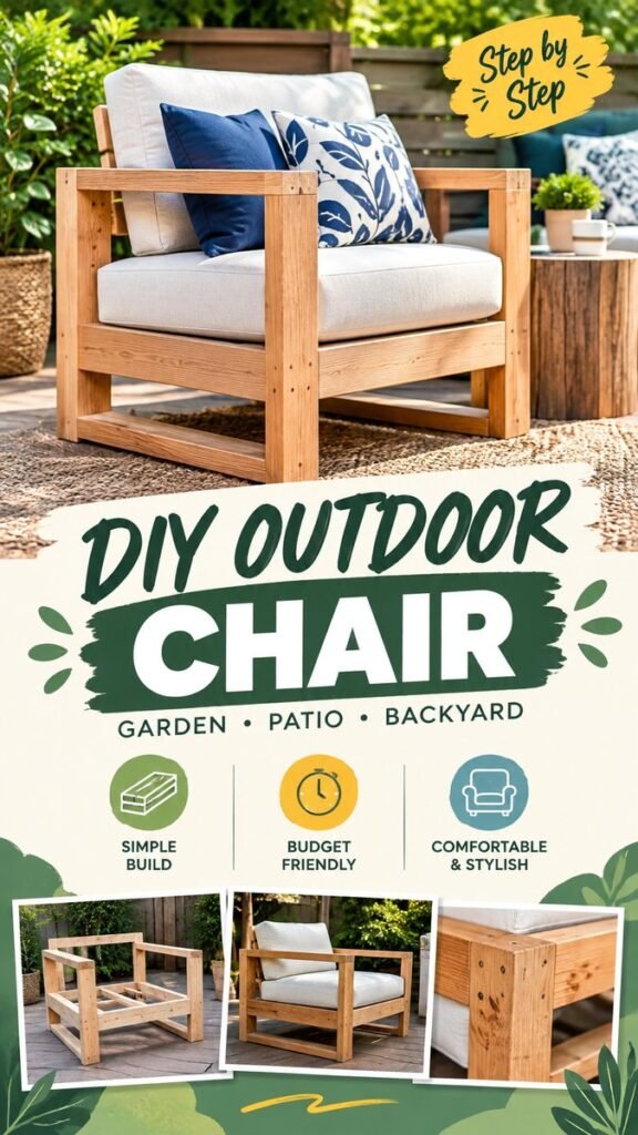 DIY Outdoor Chair Ideas for a Stylish Garden, Patio  Backyard