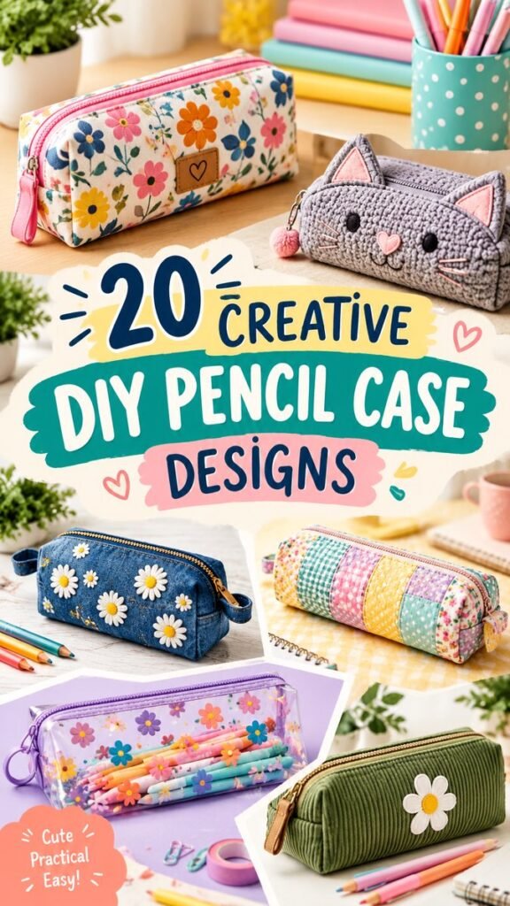 20 Creative DIY Pencil Case Designs Youll Love Making