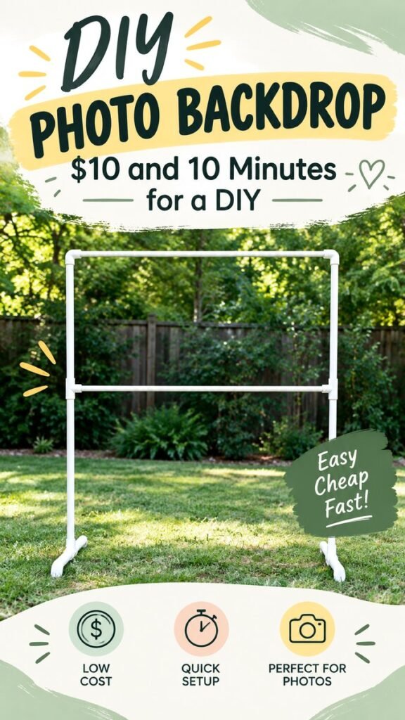 DIY Photo Backdrop Ideas Create a Stunning Backdrop in Just 10 Minutes
