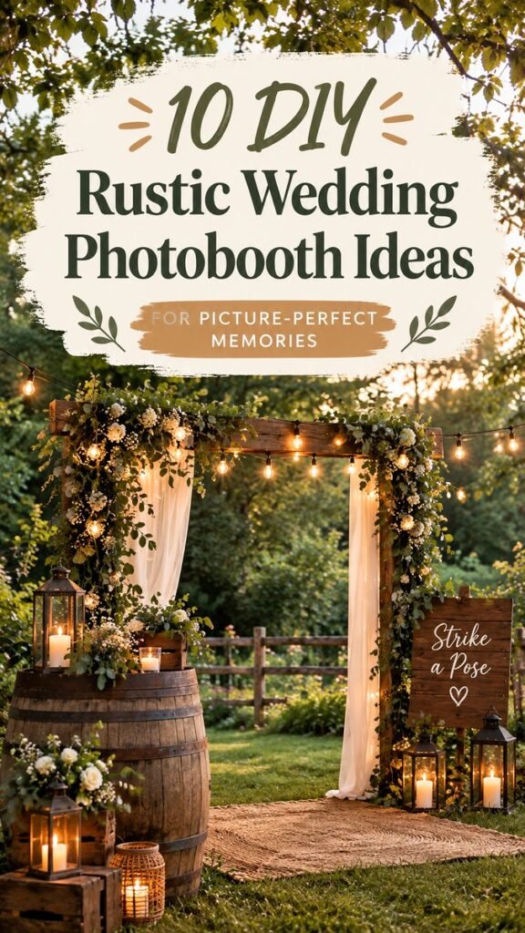 DIY Photo Booth Ideas for Rustic Weddings  Picture-Perfect Memories