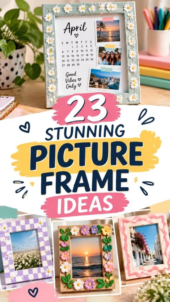 23 Stunning DIY Photo Frame Ideas for Creative Home Decor Projects