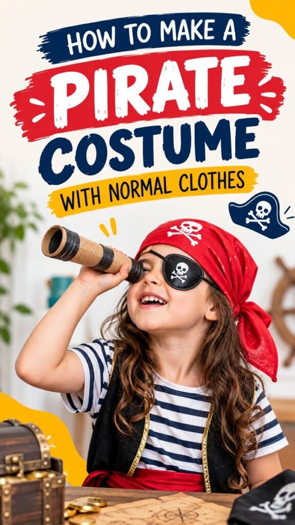 Easy DIY Pirate Costume Ideas Using Clothes You Already Own