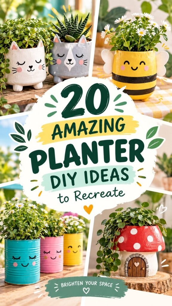 20 DIY Planters That Will Instantly Brighten Up Your Space