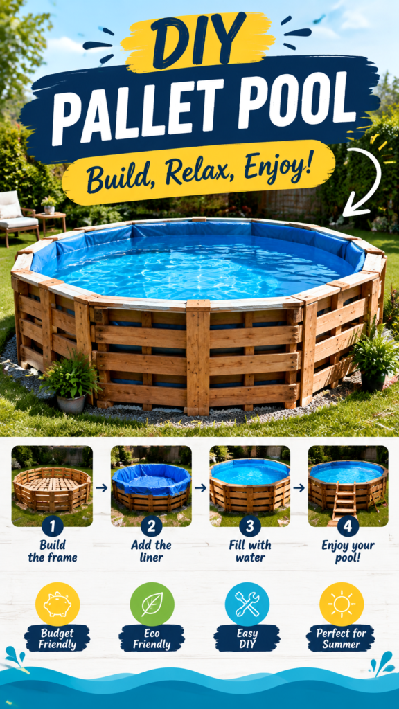 DIY Pallet Pool Ideas Build Your Own Backyard Pool on a Budget