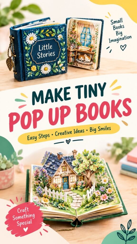 DIY Pop Up Book Ideas for Creative Paper Crafts and Miniature Designs