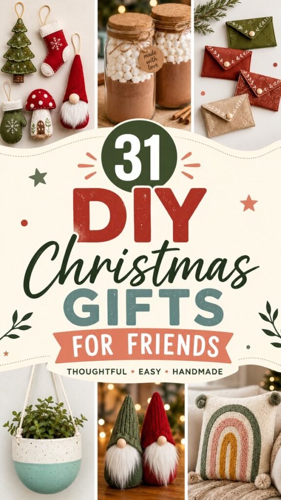 31 DIY Christmas Gifts for Friends Theyll Actually Love