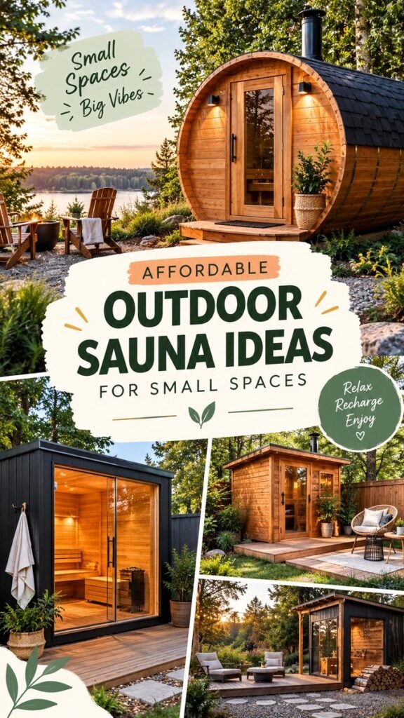 DIY Sauna Ideas for Small Spaces Affordable Outdoor Sauna Inspiration