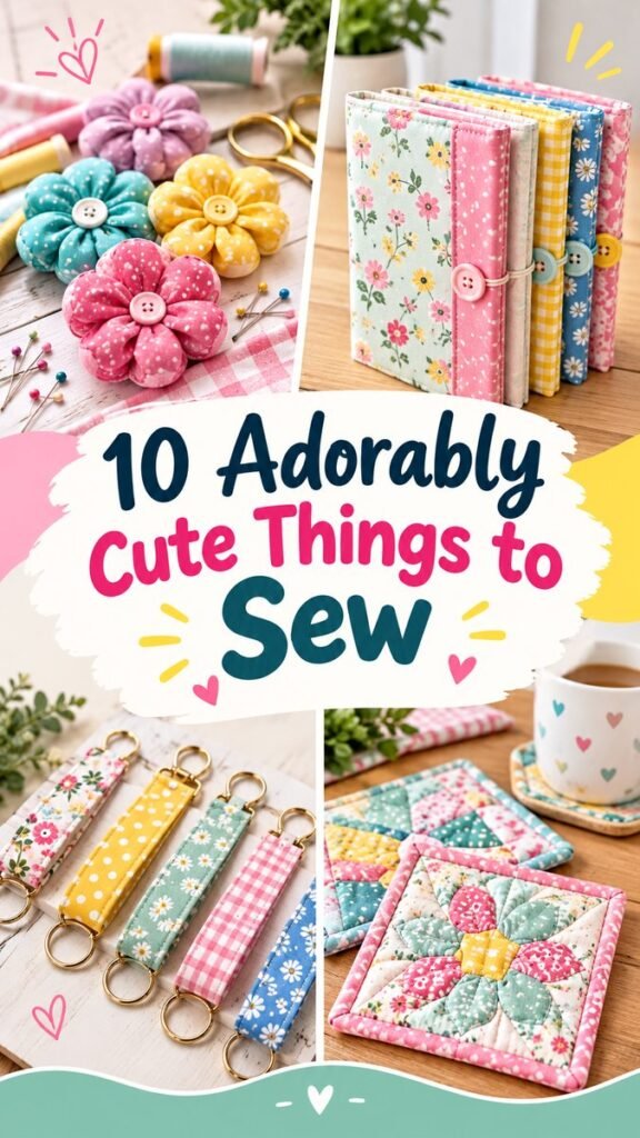 10 Adorably Cute DIY Sewing Projects to Make at Home