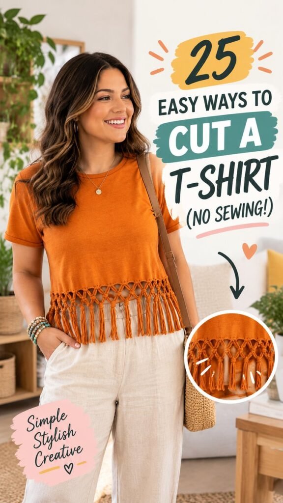 25 Easy DIY Shirt Ideas for a Stylish No-Sew Makeover