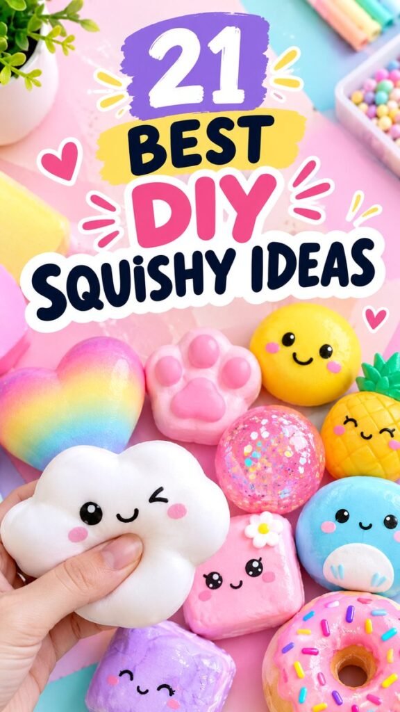 21 Best DIY Squishy Ideas to Make at Home for Kids and Teens