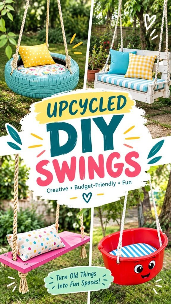 DIY Swing Set Ideas for a Fun, Creative Backyard Playground