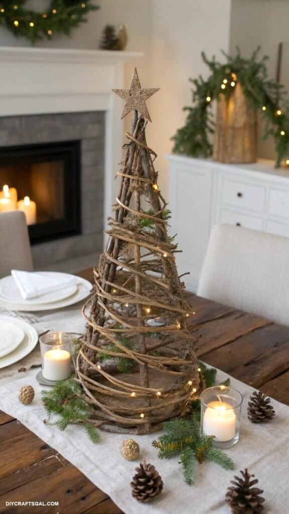 Rustic DIY Christmas Tree Ideas for Cozy Holiday Home Decor