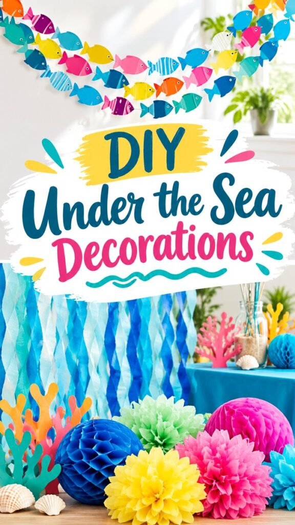 DIY Under the Sea Decorations Colorful Ocean Party Ideas for Any Celebration