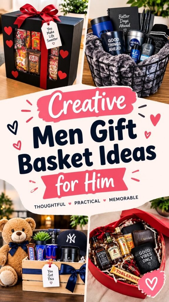 DIY Valentines Day Basket for Him Creative, Thoughtful Gift Ideas