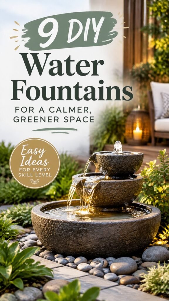 9 DIY Water Feature Ideas to Create a Calm Backyard Oasis