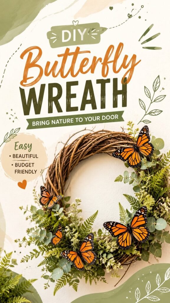 DIY Butterfly Wreath Ideas to Bring Nature to Your Door