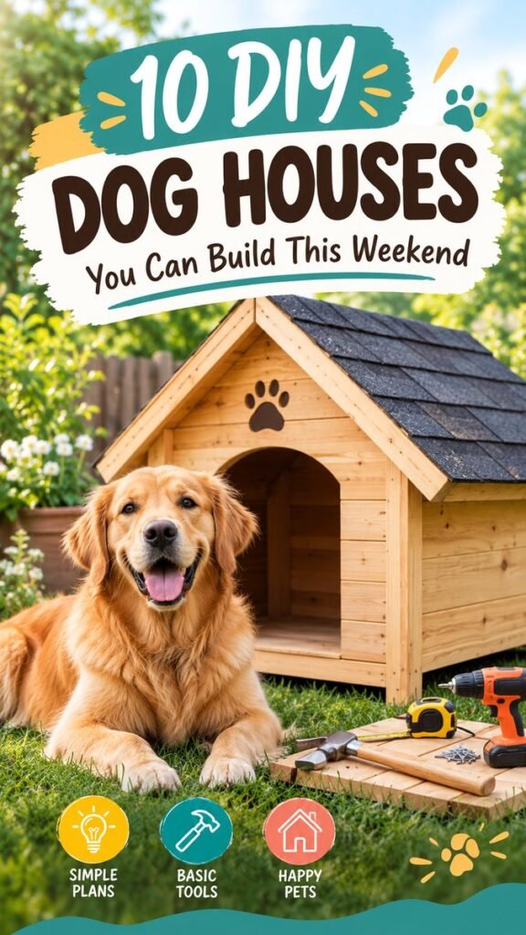 10 DIY Dog House Ideas You Can Build This Weekend