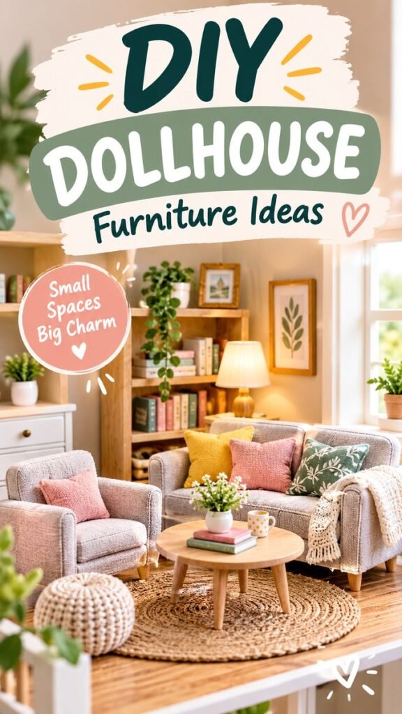 DIY Doll Furniture Ideas for a Cozy Miniature Dollhouse