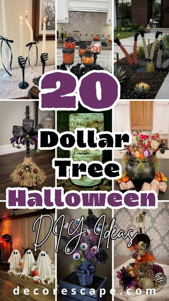 Dollar Tree Halloween DIY Ideas That Look Spooky, Stylish  Expensive