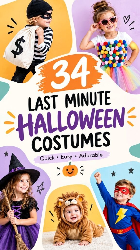 34 Easy DIY Costumes for Last-Minute Halloween Fun