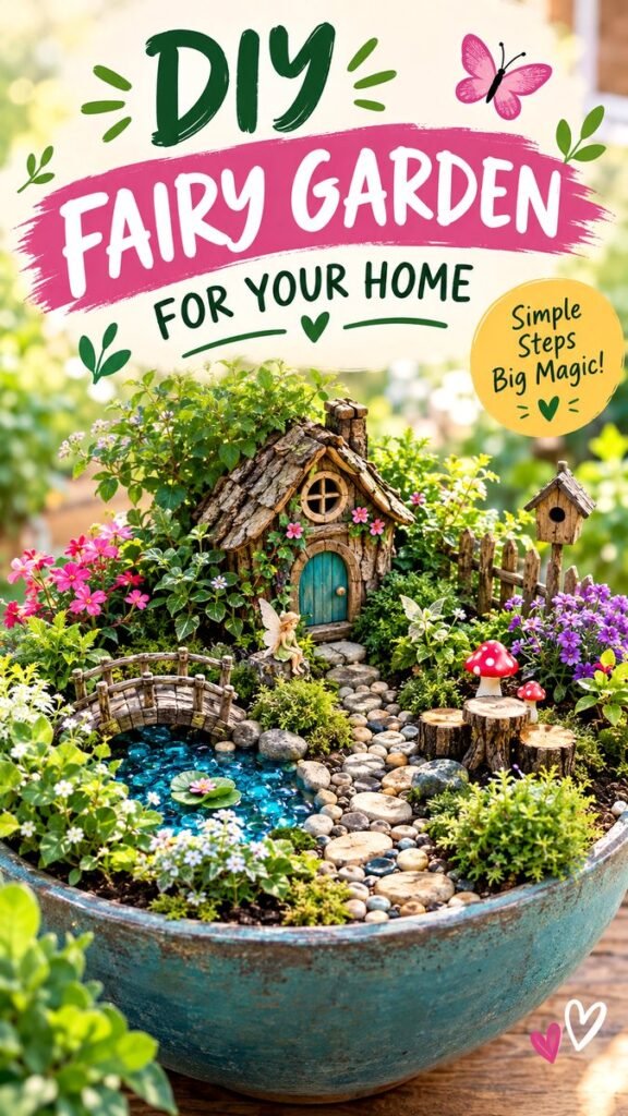 Fairy Garden DIY Easy Ideas to Create a Magical Mini Garden at Home