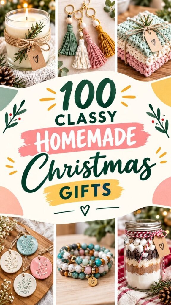 100 Classy Handmade Gifts DIY Ideas for Christmas Everyone Will Love