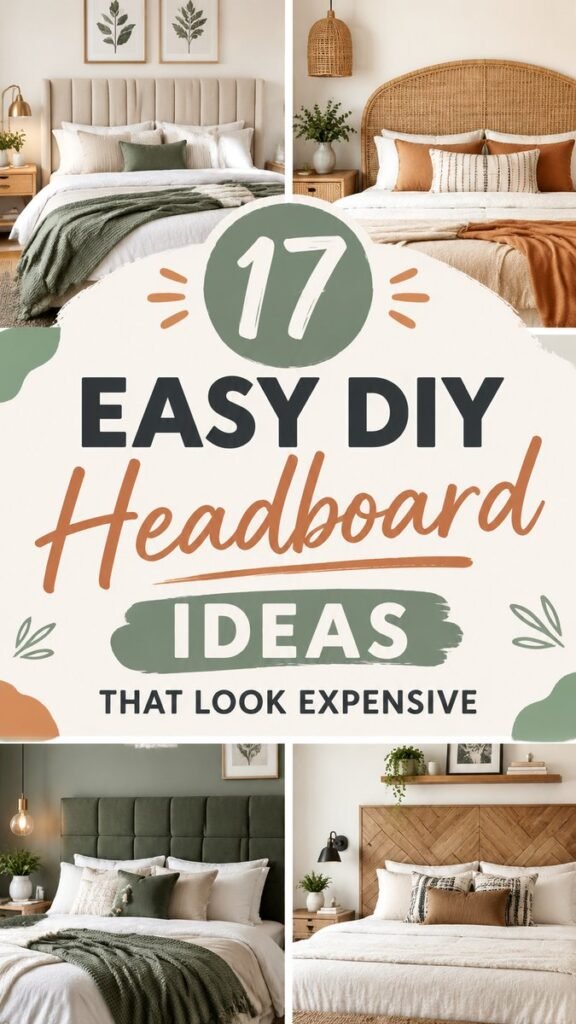 17 Stunning Headboard DIY Ideas That Look Expensive  Easy to Make