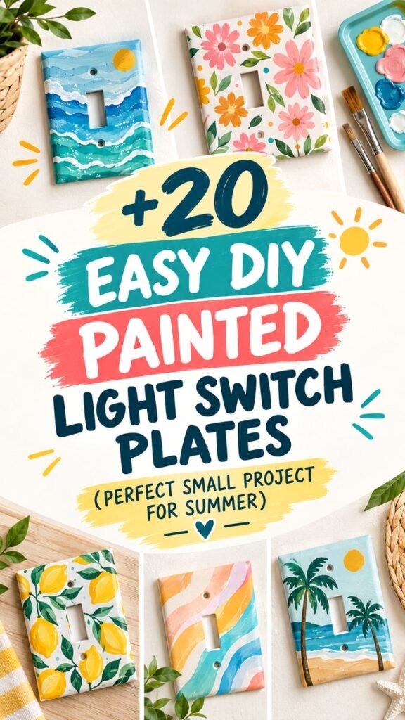 DIY Painted Light Switch Covers 20 Easy Ideas for a Stylish Home
