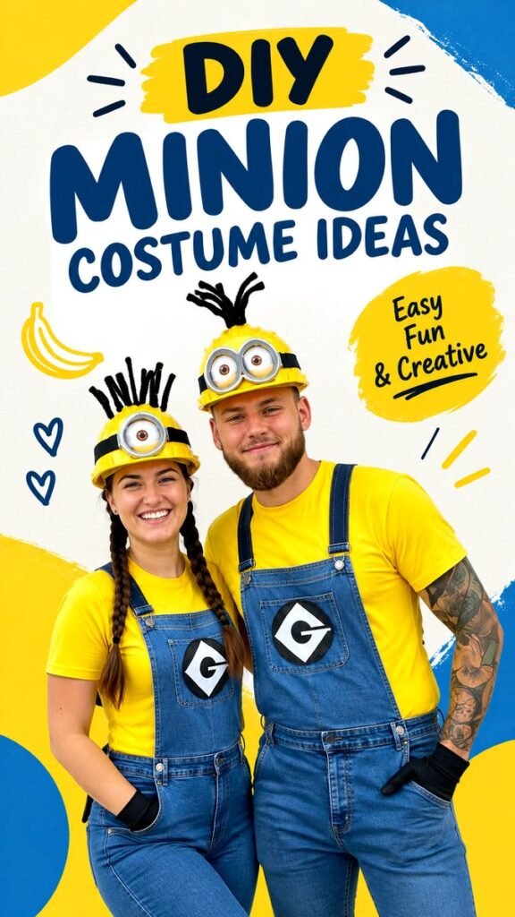 Minion Costumes DIY Easy, Fun  Creative Ideas for Couples
