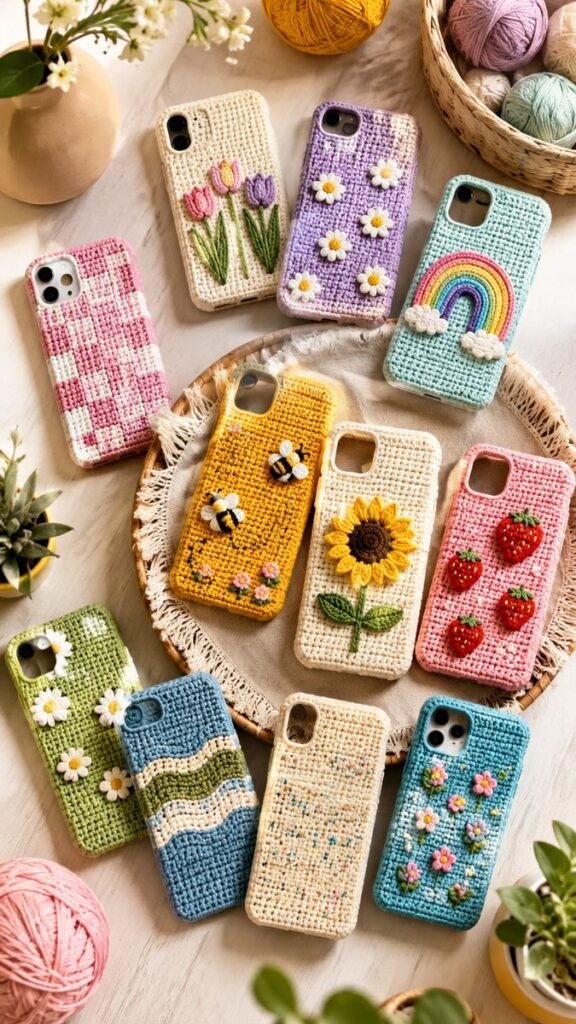 DIY Crochet Mobile Phone Cover Ideas for Beginners