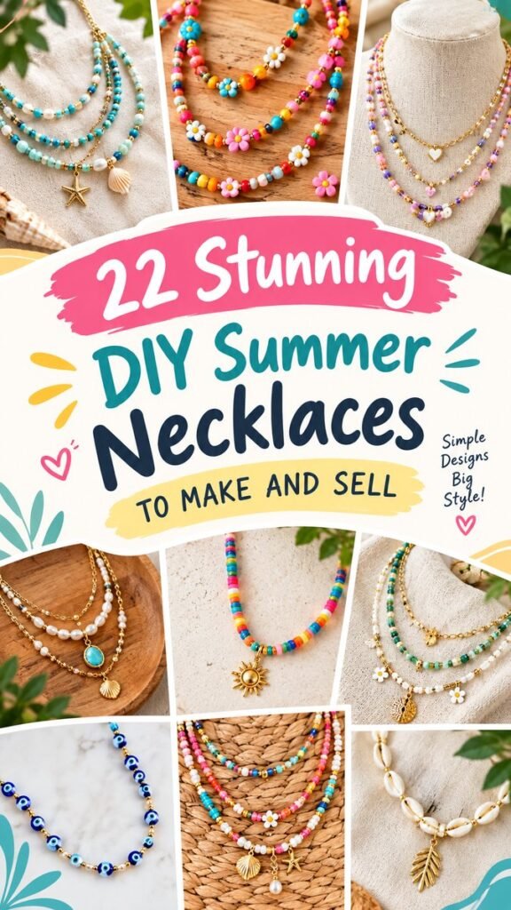 22 Stunning Necklace DIY Ideas to Make and Sell