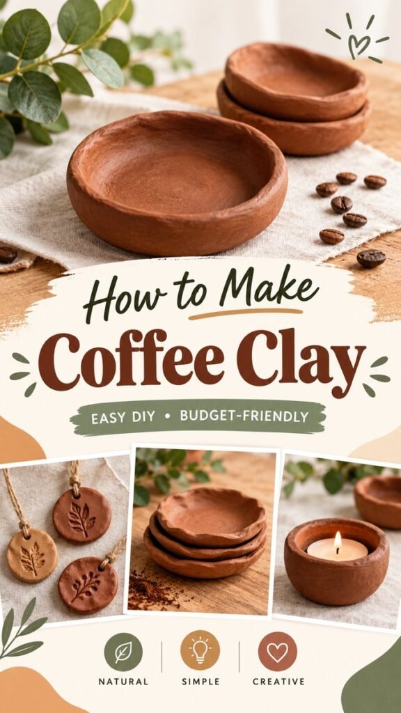 DIY Guide Easy Coffee Clay Crafts for Beginners and Creative Home Decor