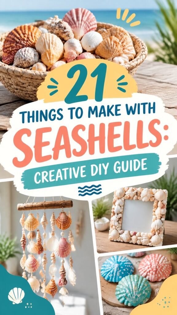 21 Sea Shells DIY Ideas to Create Beautiful Coastal Crafts  Decor