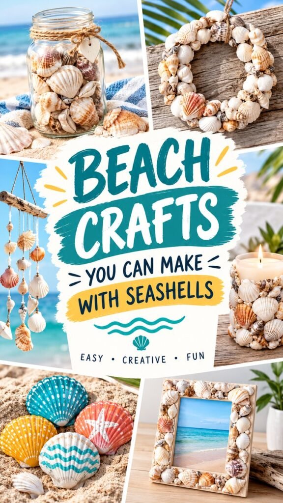 Shell Crafts DIY 15 Easy Seashell Projects to Make This Summer