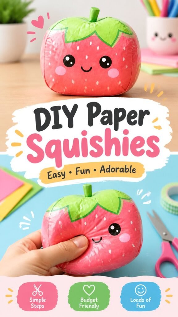 Squishies Kawaii DIY Cute Paper Squishy Crafts Youll Love Making