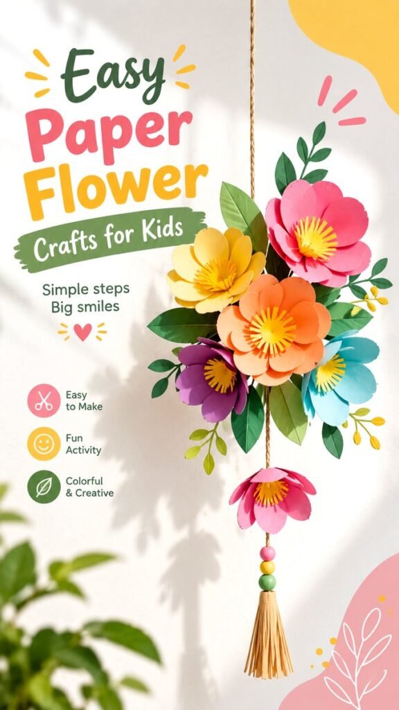 DIY Paper Wall Hanging Ideas for Easy Kids Crafts