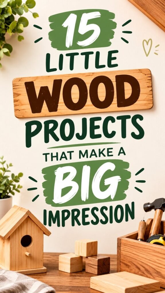 Woodworking Projects DIY 15 Easy Ideas That Make a Big Impression