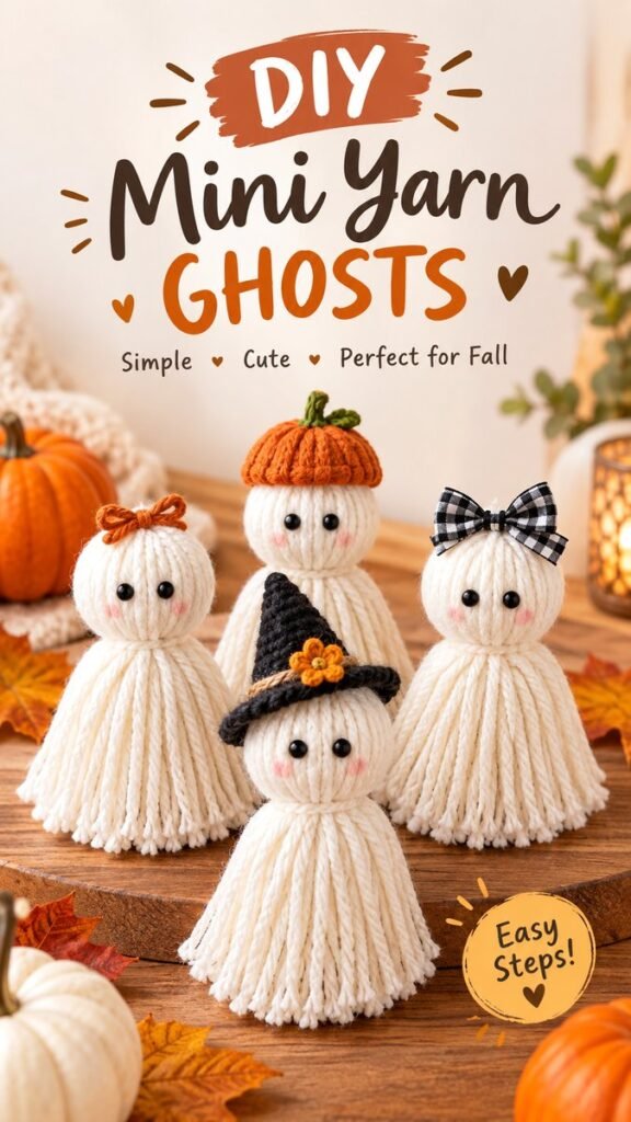 Easy Wool Crafts DIY Cute Handmade Ideas for Cozy Fall Decor
