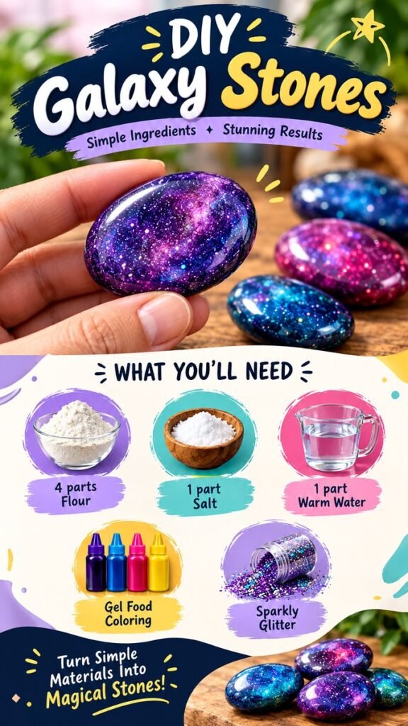Worry Stones DIY Easy Galaxy-Inspired Stones You Can Make at Home